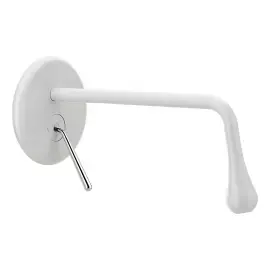 Змішувач для раковини Goccia Gessi 33686-279 Matte White — вид на білому тлі