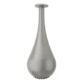 Верхній душ Goccia Gessi 33751-147 CHROME BRUSHED — вид спереду