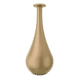 Верхній душ Goccia Gessi 33751-726 Warm Bronze Br. PVD — вид на білому тлі