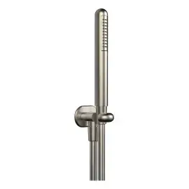 Душовий гарнітур Goccia Gessi 33773-149 Finox Brushed Nickel — вид на білому тлі
