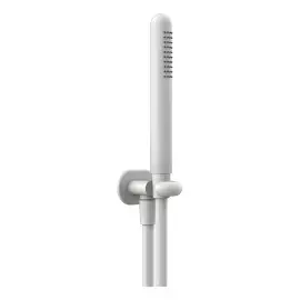 Душовий гарнітур Goccia Gessi 33773-279 Matte White — вид на білому тлі