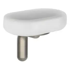 Мильниця Goccia Gessi 38001-149 Finox Brushed Nickel — вид спереду