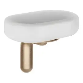 Мильниця Goccia Gessi 38001-726 Warm Bronze Br. PVD — вид на білому тлі