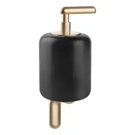 Дозатор для рідкого мила Goccia Gessi 38014-726 Warm Bronze Br. PVD — вид на білому тлі