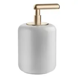 Дозатор для рідкого мила Goccia Gessi 38037-726 Warm Bronze Br. PVD — вид спереду