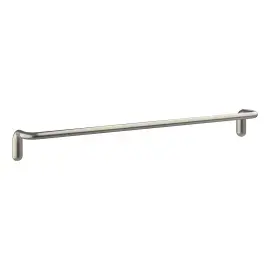 Тримач для рушників Goccia Gessi 38100-149 Finox Brushed Nickel — вид на білому тлі
