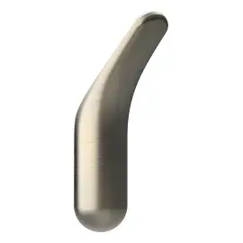 Гачок Goccia Gessi 38121-149 Finox Brushed Nickel — вид на білому тлі