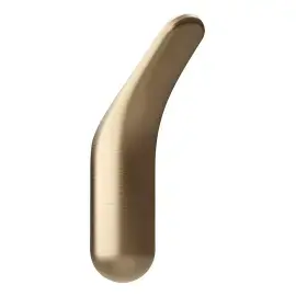 Гачок Goccia Gessi 38121-726 Warm Bronze Br. PVD — вид на білому тлі