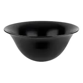 Раковина Goccia Gessi 39100-532 MATT BLACK CERAMIC — вид на білому тлі