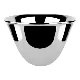 Раковина Goccia Gessi 39102-524 BRIGHT PLATINUM — вид на білому тлі
