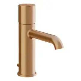 Змішувач для раковини Habito Gessi 70001-726 Warm Bronze Br. PVD — вид на білому тлі