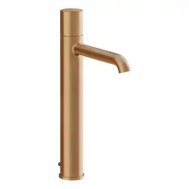Змішувач для раковини Habito Gessi 70003-726 Warm Bronze Br. PVD — вид на білому тлі