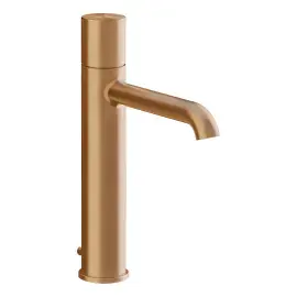 Змішувач для раковини Habito Gessi 70005-726 Warm Bronze Br. PVD — вид спереду