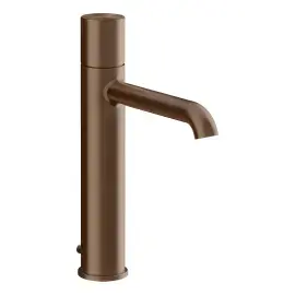 Змішувач для раковини Habito Gessi 70005-761 Coffee Bronze Brushed PVD — вид на білому тлі