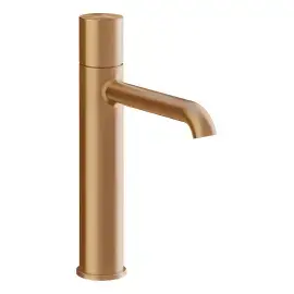 Змішувач для раковини Habito Gessi 70006-726 Warm Bronze Br. PVD — вид спереду