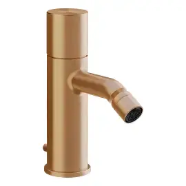 Змішувач для біде Habito Gessi 70007-726 Warm Bronze Br. PVD — вид спереду