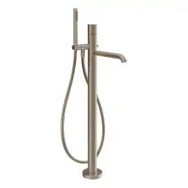 Змішувач для ванни Habito Gessi 70028-149 Finox Brushed Nickel — вид на білому тлі