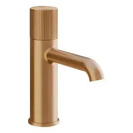 Змішувач для раковини Habito Gessi 70502-726 Warm Bronze Br. PVD — вид спереду