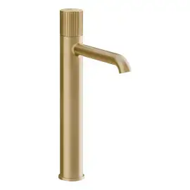 Змішувач для раковини Habito Gessi 70504-727 Brass Brushed PVD — вид на білому тлі