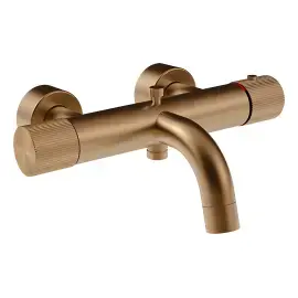 Змішувач для ванни Habito Gessi 70513-791 Deep Bronze Brushed PVD — вид спереду