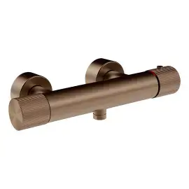 Змішувач для душу Habito Gessi 70533-761 Coffee Bronze Brushed PVD — вид на білому тлі