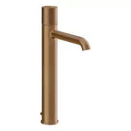 Змішувач для раковини Habito Gessi 70603-791 Deep Bronze Brushed PVD — вид спереду