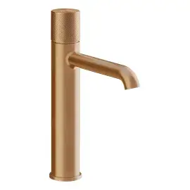 Змішувач для раковини Habito Gessi 70606-726 Warm Bronze Br. PVD — вид спереду