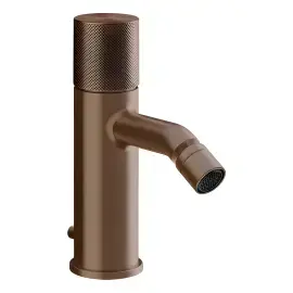 Змішувач для біде Habito Gessi 70607-761 Coffee Bronze Brushed PVD — вид спереду