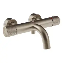 Змішувач для ванни Habito Gessi 70613-149 Finox Brushed Nickel — вид спереду