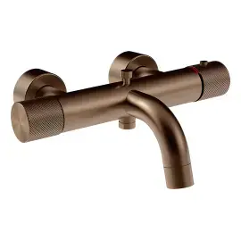 Змішувач для ванни Habito Gessi 70613-761 Coffee Bronze Brushed PVD — вид спереду