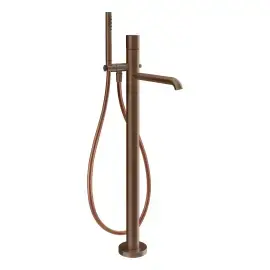 Змішувач для ванни Habito Gessi 70628-761 Coffee Bronze Brushed PVD — вид спереду