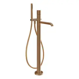 Змішувач для ванни Habito Gessi 70628-791 Deep Bronze Brushed PVD — вид спереду