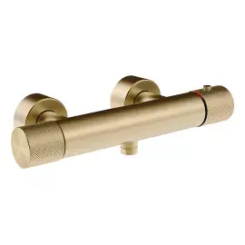 Змішувач для душу Habito Gessi 70633-727 Brass Brushed PVD — вид спереду