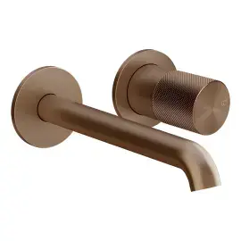Змішувач для раковини Habito Gessi 70688-761 Coffee Bronze Brushed PVD — вид спереду