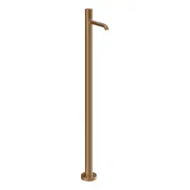 Змішувач для раковини Habito Gessi 70695-791 Deep Bronze Brushed PVD — вид на білому тлі