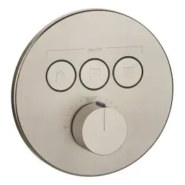 Змішувач для душу Hi-fi Gessi 38716-149 Finox Brushed Nickel — вид спереду