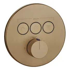 Змішувач для душу Hi-fi Gessi 38716-791 Deep Bronze Brushed PVD — вид спереду
