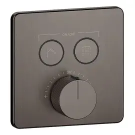 Змішувач для душу Hi-fi Gessi 38718-707 BLACK METAL BR. PVD — вид на білому тлі