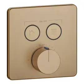 Змішувач для душу Hi-fi Gessi 38718-791 Deep Bronze Brushed PVD — вид спереду