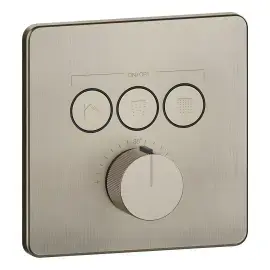 Змішувач для душу Hi-fi Gessi 38719-149 Finox Brushed Nickel — вид спереду