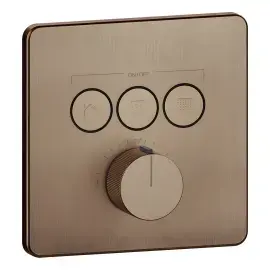Змішувач для душу Hi-fi Gessi 38719-761 Coffee Bronze Brushed PVD — вид спереду