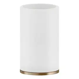 Склянка для зубних щіток Ventiglio Gessi 58531-708 Copper Brushed PVD — вид на білому тлі