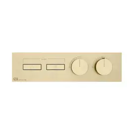 Змішувач для душу Hi-fi Gessi 63012-727 Brass Brushed PVD — вид на білому тлі