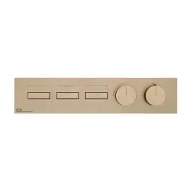 Змішувач для душу Hi-fi Gessi 63014-726 Warm Bronze Br. PVD — вид на білому тлі