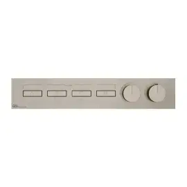 Змішувач для душу Hi-fi Gessi 63016-149 Finox Brushed Nickel — вид на білому тлі
