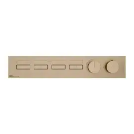 Змішувач для душу Hi-fi Gessi 63016-726 Warm Bronze Br. PVD — вид на білому тлі