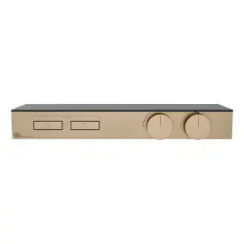 Змішувач для душу Hi-fi Gessi 63022-726 Warm Bronze Br. PVD — вид спереду