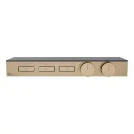 Змішувач для душу Hi-fi Gessi 63024-726 Warm Bronze Br. PVD — вид спереду