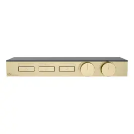 Змішувач для душу Hi-fi Gessi 63024-727 Brass Brushed PVD — вид спереду