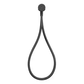 Душовий комплект Hi-fi Gessi 63199-299 Matte Black — вид на білому тлі